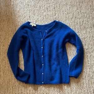 Sezane Blue Cardigan
